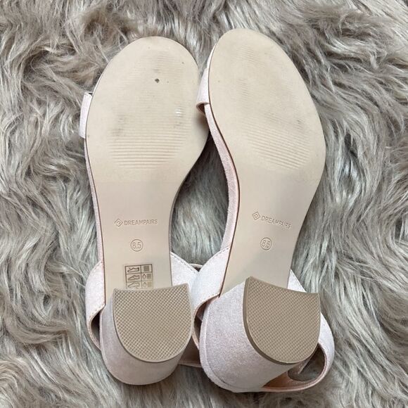 DREAM PAIRS Carnival Leather Suede Ankle Strap Low Block Chunky Heel Sandal Pump - Picture 4 of 15